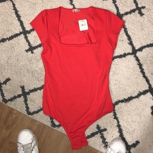 Free People Square Neck Bodysuit